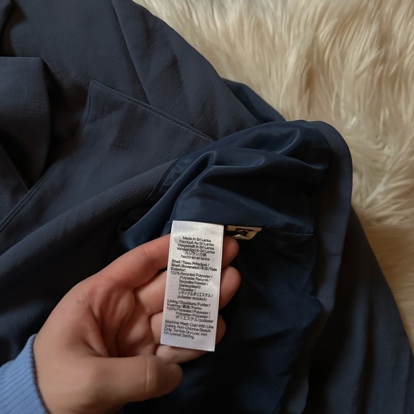 MADEWELL The Rosedale Blazer In Crepe Nighttime - Picture 9 of 10